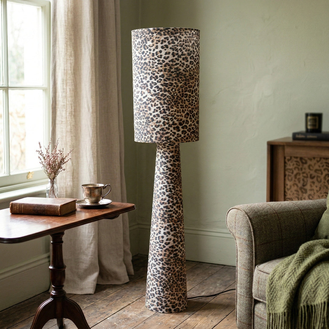 Blendra Moderne Abstrakte Print Stehlampe - Einzigartiges Design Stilvolle Leuchte für Wohnzimmer und Büros