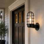 Cargar imagen en el visor de la Galería, Patnox Clear Glass Industrial Wall Sconce