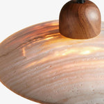 Afbeelding laden in galerijweergave, Travira Moderne Design Schijf Travertijn Wandlamp