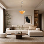 Bild in die Galerieansicht laden, Orange Layered Glass Pendant Light