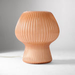 Load image into Gallery viewer, Novarise Ribbed Glass Table Lamp – Textured Glass Accent Lighting

