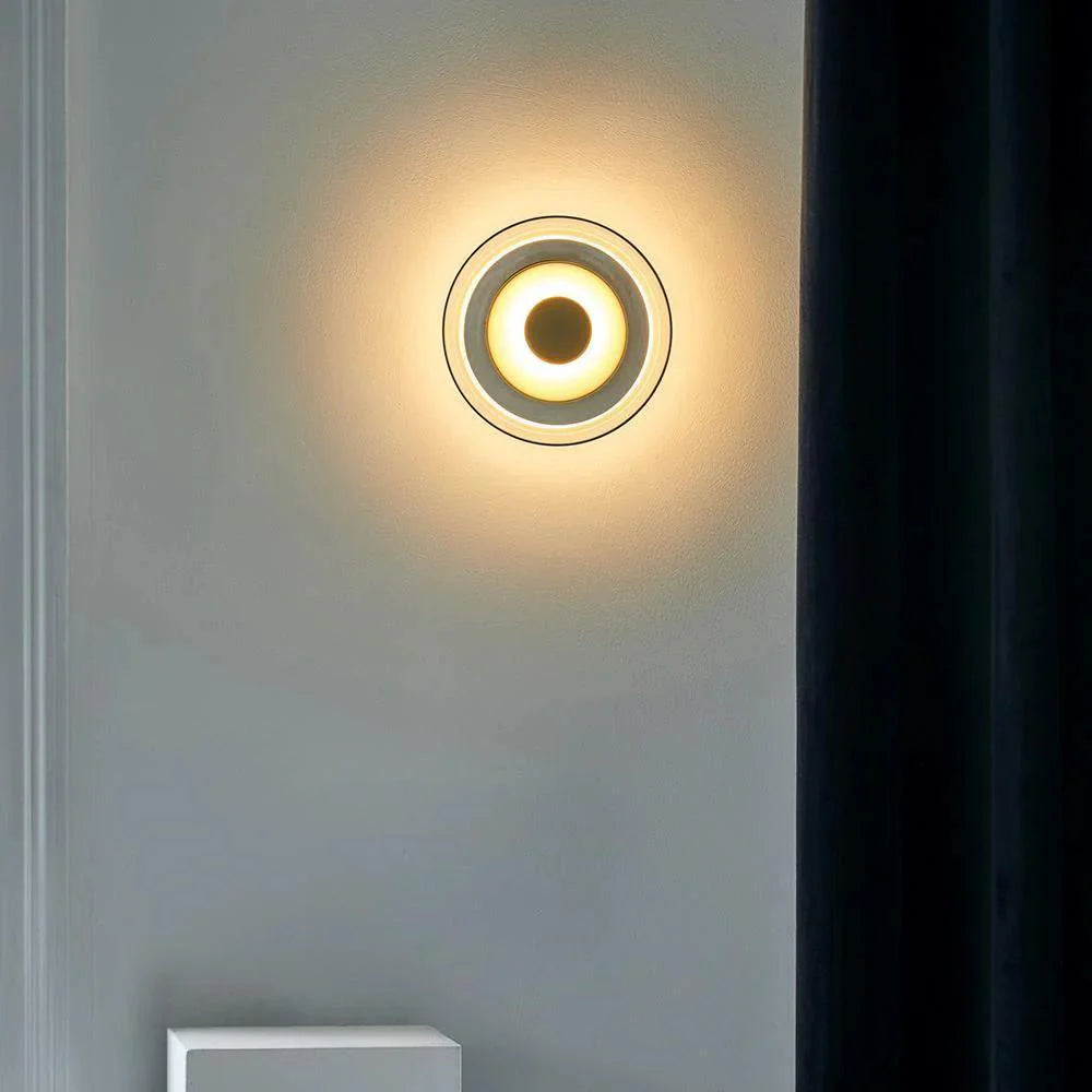 De Schitterende Gloed Premium Minimalistische Messing Wandlamp