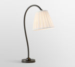 Load image into Gallery viewer, Luvora Brass Table Lamp - Textured Pleated Shade Light in Farmhouse Style

