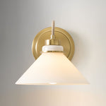 Load image into Gallery viewer, Aurenza Sconce – Farmhouse Wall Light with Metal Accents for Cozy Spaces
