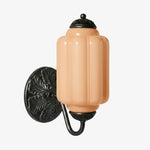 Load image into Gallery viewer, Eloise Brass Wall Sconce – Elegant Milk Glass Vintage Lighting
