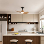 Bild in die Galerieansicht laden, Designer Hat Two-Blade Ceiling Fan Light scene image