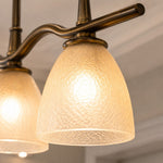 Załaduj obraz do przeglądarki galerii, Vintage liniowa lampa wisząca ze szkła