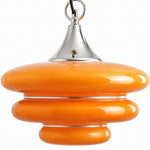 Bild in die Galerieansicht laden, Orange Layered Glass Pendant Light