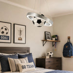 Cargar imagen en el visor de la Galería, Soccer pendant chandelier bedroom scene