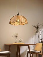 Bild in die Galerieansicht laden, Bloom Rattan Pendelleuchte