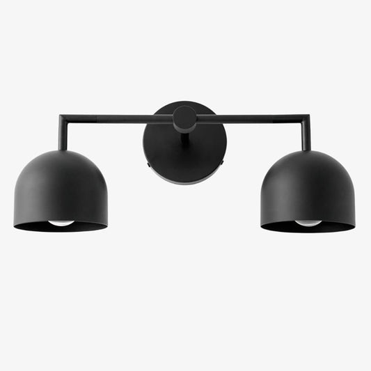 Metio Dome Bauernhaus-Waschtisch-Wandleuchte Bunte Metall-Wandleuchte