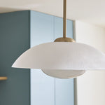 Load image into Gallery viewer, Elorina Pendant Light - Perforated Metal Shade, Champagne Bronze
