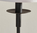 Load image into Gallery viewer, Rowan Modern Iron Table Lamp - Industrial Farmhouse Linen Bedside Reading Light
