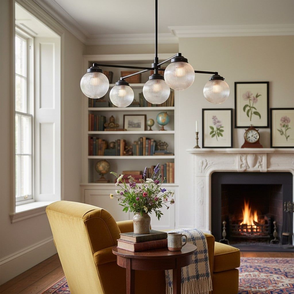 Glorica Cluster Globe Modern Chandelier for Dining Room & Foyer