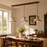 Cargar imagen en el visor de la Galería, French Vintage Scalloped Ceramic Pendant Light 8