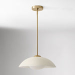 Load image into Gallery viewer, Elorina Pendant Light - Perforated Metal Shade, Champagne Bronze
