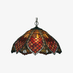 Load image into Gallery viewer, TF Orsino Vintage Art Deco Pendant Light - Textured Glass Lighting for Bedrooms &amp; Halls