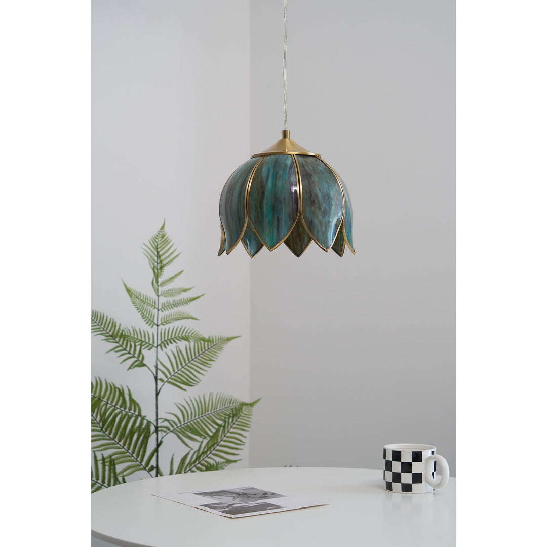 Retro Lotus Pendelleuchte