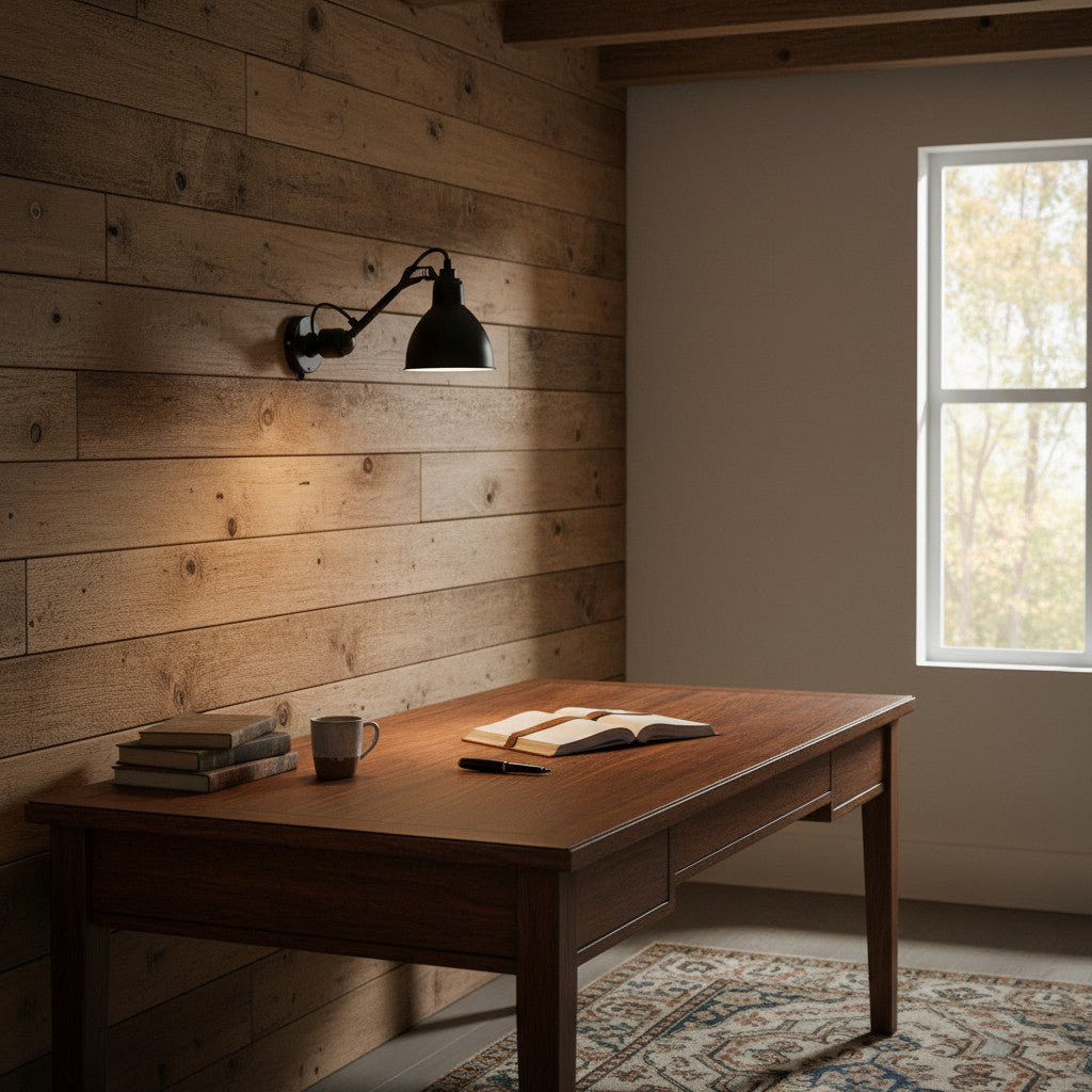 Articula opvouwbare scharnierende wandlamp – functionele wandlamp met draaibare kap voor thuis N19