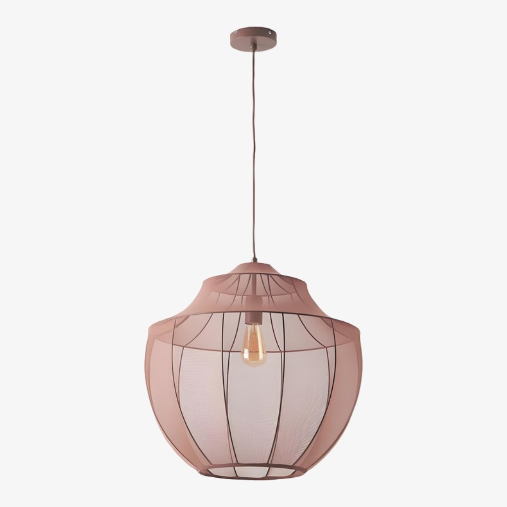 Lumifil Moderne Mesh-Pendelleuchte – Hängende Stoffleuchten, geeignet für Esszimmer oder Kücheninseln