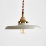 Afbeelding laden in galerijweergave, Distressed silver industrial pendant light