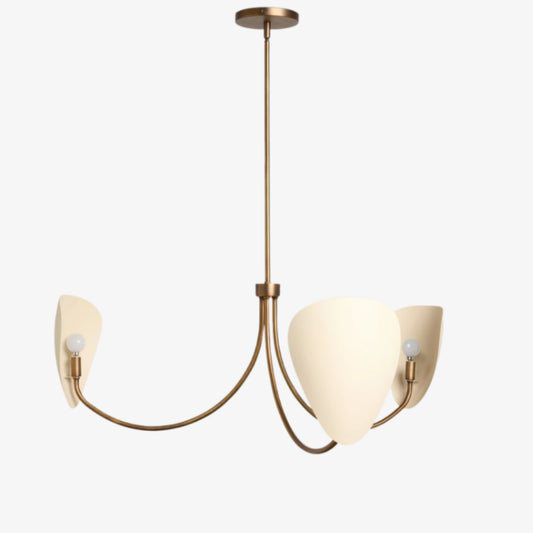 Candelabro Artístico Shella – Diseño de Brazos Curvos para Comedores o Salas de Estar