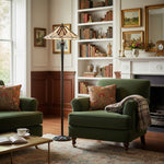 Afbeelding laden in galerijweergave, TF Astoria Art Deco Vloerlamp van Glas-in-Lood – Geometrisch Ontwerp Staande Lamp voor Woonkamer