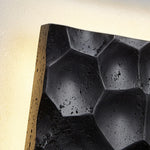 Cargar imagen en el visor de la Galería, Close detail of natural travertine pores and irregular stone texture