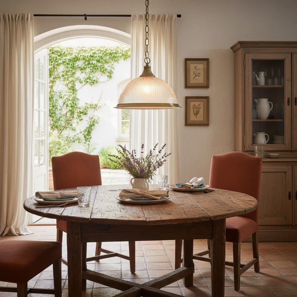 Suspension en verre côtelé TF Vintora – Finition métallique élégante pour cuisines, salles à manger et couloirs