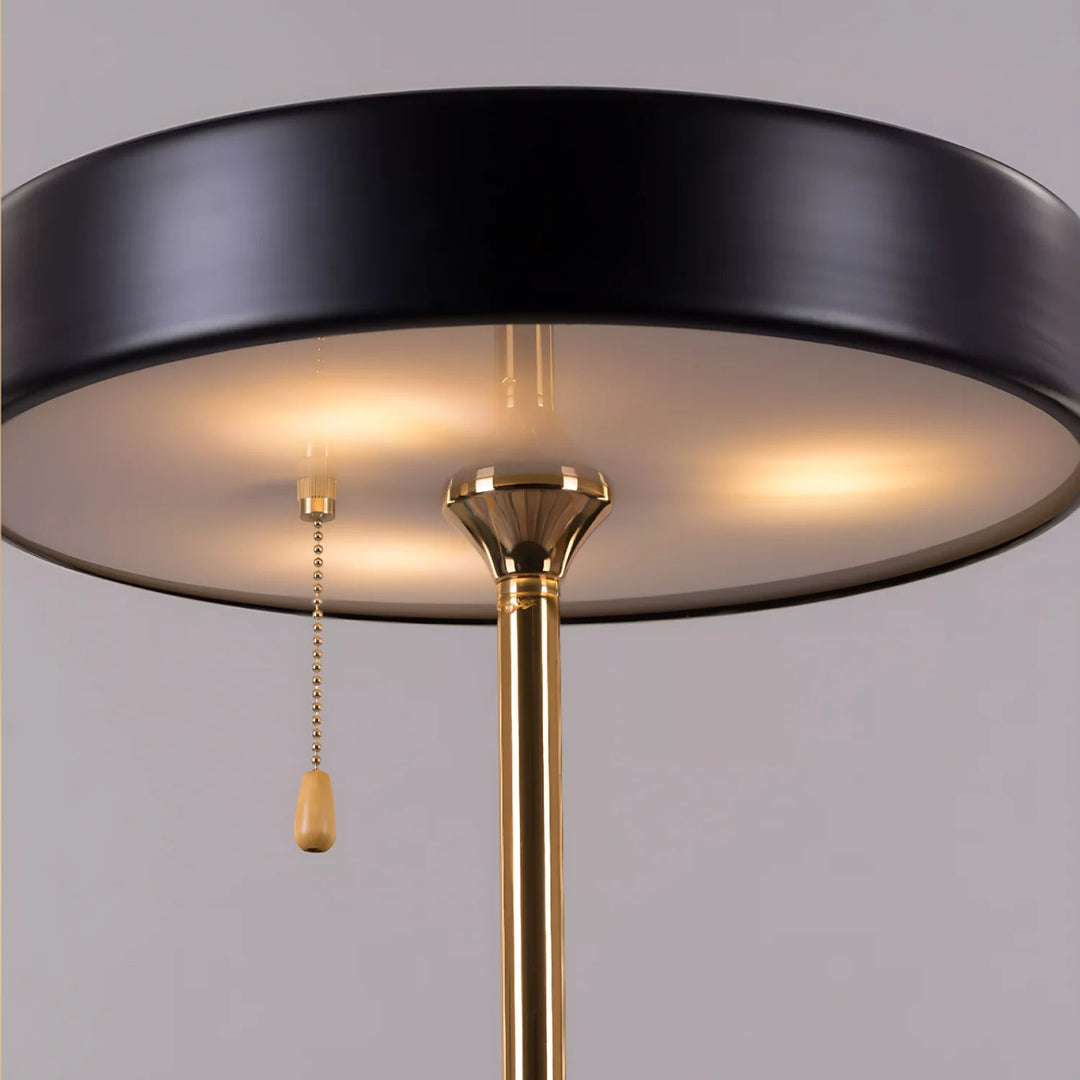 Minimalistyczna metalowa lampa stołowa Radiant Tower of Light