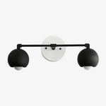 Load image into Gallery viewer, Metio Dome Decorative Vanity Light - Classic Orb Shade Bathroom Wall Lamp
