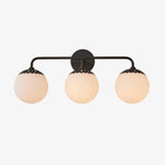 Carica l'immagine nella visualizzazione Galleria, Vinbrea Lampada da Parete con Globo di Vetro - Luce Minimalista con Braccio Curvo per Soggiorno