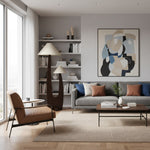 Załaduj obraz do przeglądarki galerii, Cordove lampa podłogowa Arc – nowoczesne organiczne drewno lite i tkanina do salonów