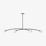 Charger l'image dans le visualiseur de la galerie, Lustre suspendu en verre Arden – Design géométrique minimaliste pour intérieurs modernes