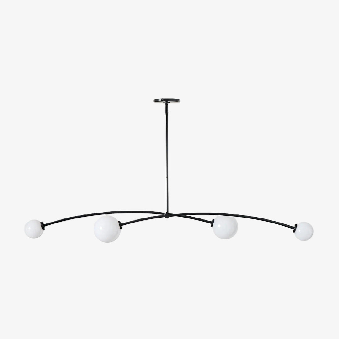 Lustre suspendu en verre Arden – Design géométrique minimaliste pour intérieurs modernes