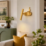 Load image into Gallery viewer, Wall sconce installed in a living room scene