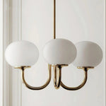 Cargar imagen en el visor de la Galería, Candelabro Moderno Marshmallow de Vidrio