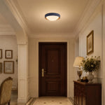 Load image into Gallery viewer, Blue ceiling light casting warm light in an entryway