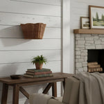 Afbeelding laden in galerijweergave, Wickara Geweven Wandkandelaar – Wandlamp met Geschulpte Mandenkap voor Slaapkamer