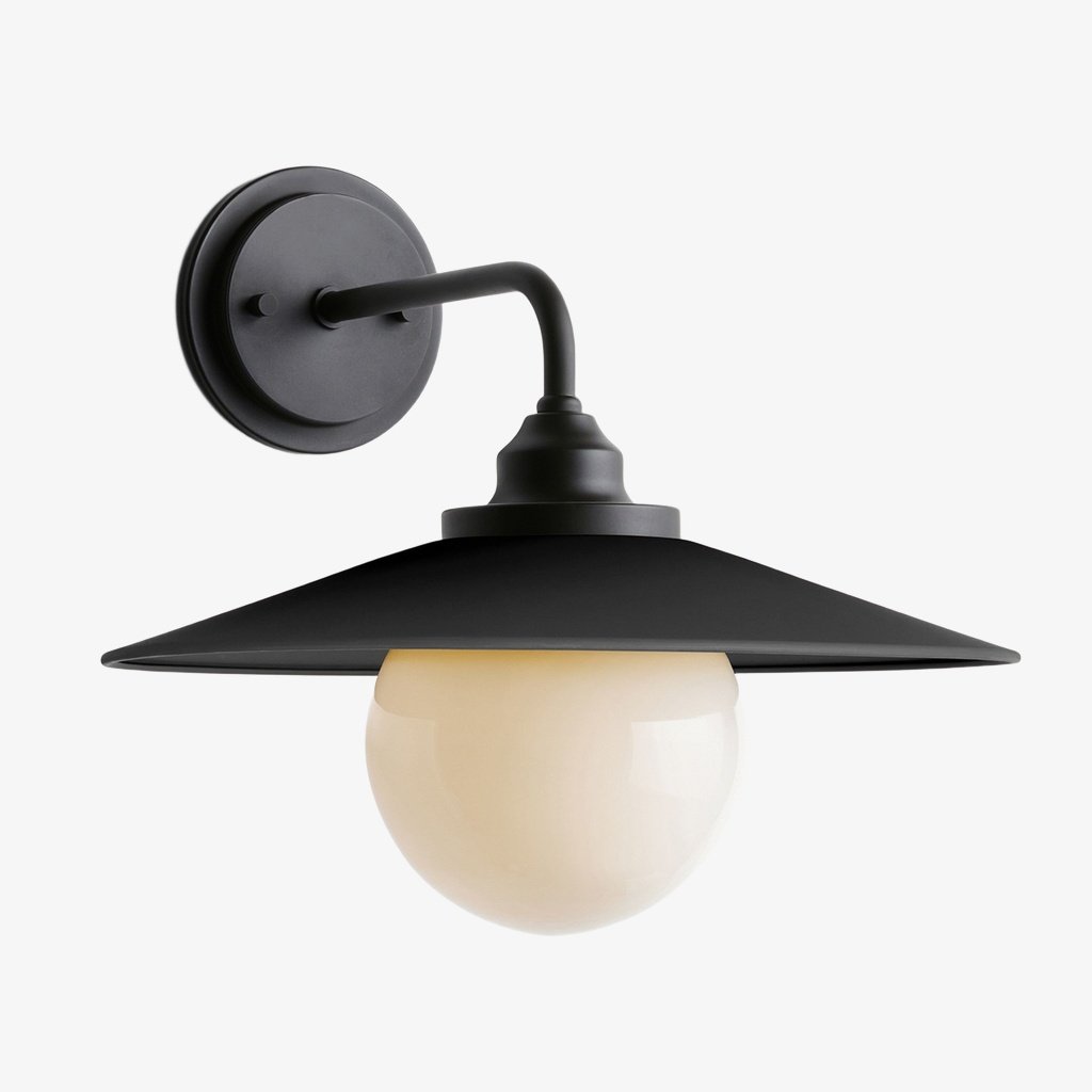 Cordax wandlamp geïnspireerd op gereedschap - metaal en glas voor binnen- en buitendecoratie
