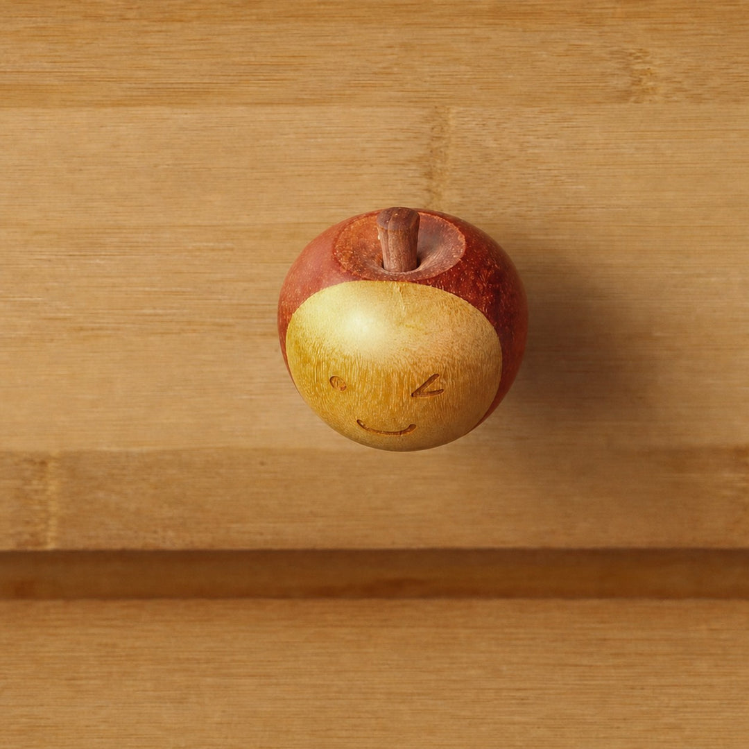 Accessori per mobili in legno lavorati a mano a forma di frutta