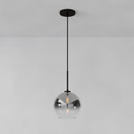Load image into Gallery viewer, Selvion Sculptural Globe Pendant Light - Modern Glass Pendant Lamp - Sleek Design
