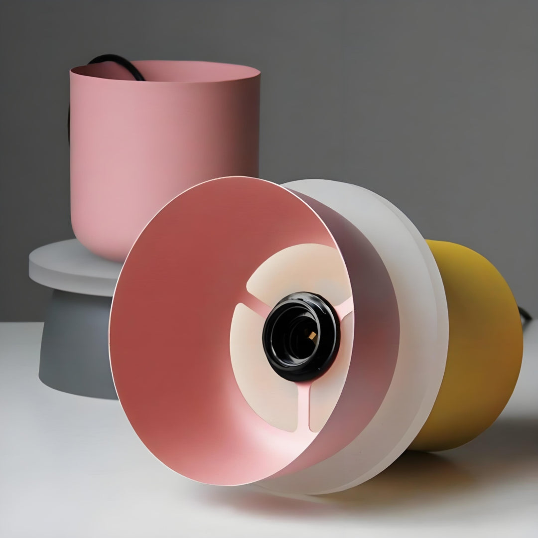 Acrybowlia Rzeźbiarska Akrylowa Lampa Wisząca z Kolorową Warstwową Formą Miski do Oświetlenia Wyspowego N35