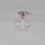 Load image into Gallery viewer, Selvion Modern Globe Pendant Light - Damp-Rated Bathroom Lighting - Luxe Glass Shade
