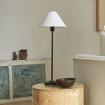 Load image into Gallery viewer, Diora Table &amp; Floor Lamps - Linen Shade Modern Linear Style Sophisticated Accent
