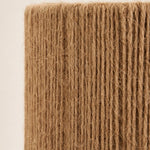 Cargar imagen en el visor de la Galería, Close detail of hemp rope woven lamp shade texture