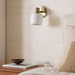Load image into Gallery viewer, Cerova Modern Ivory Porcelain Sconce – Soft Organic Wall Light
