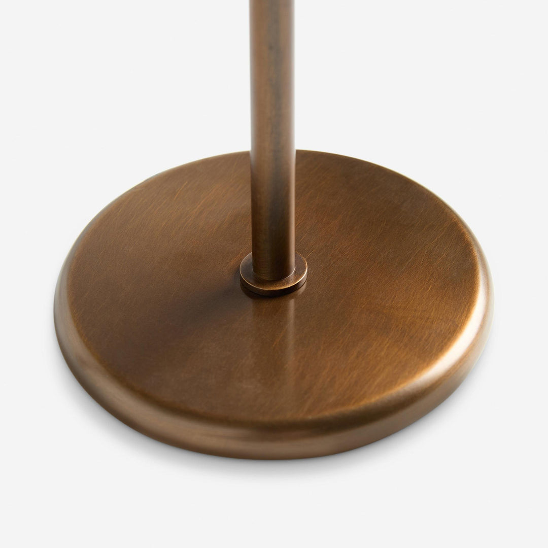 Lustrona Perforierte Schirm Messing Schreibtischlampe – Modernes Vintage Akzentlicht