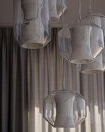 Bild in die Galerieansicht laden, Glas Alabaster-Pendelleuchte