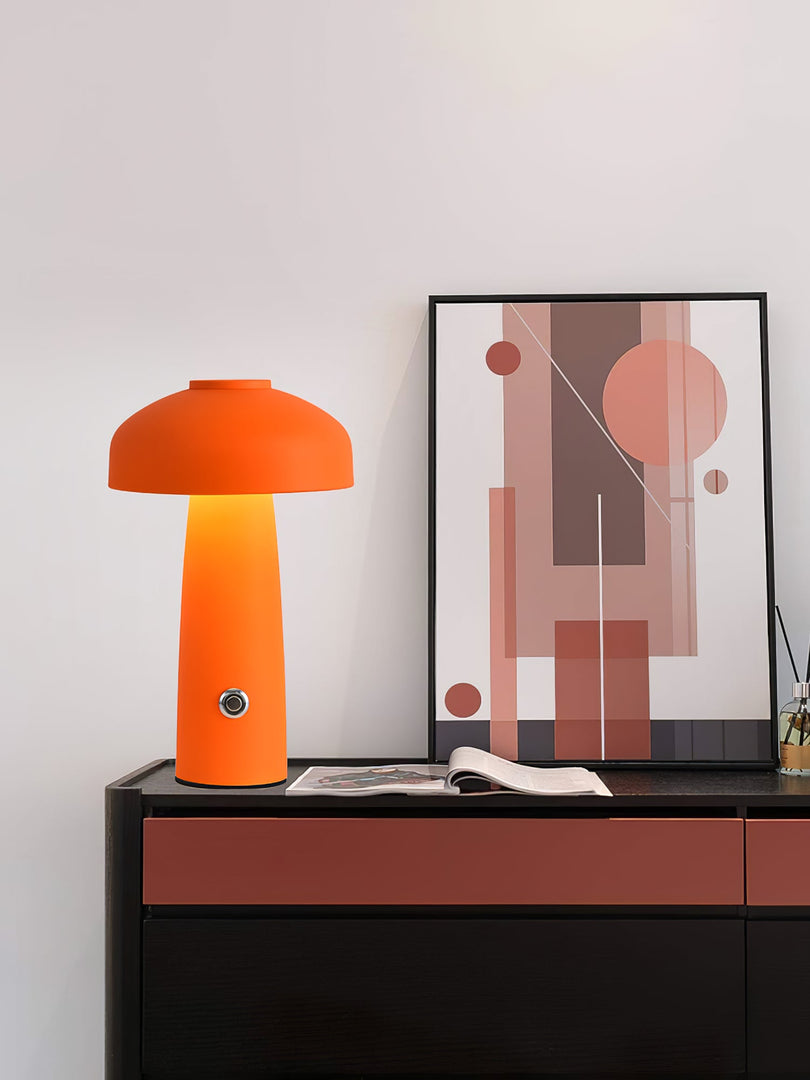 Lampada da tavolo Leon Mushroom (batteria integrata)
